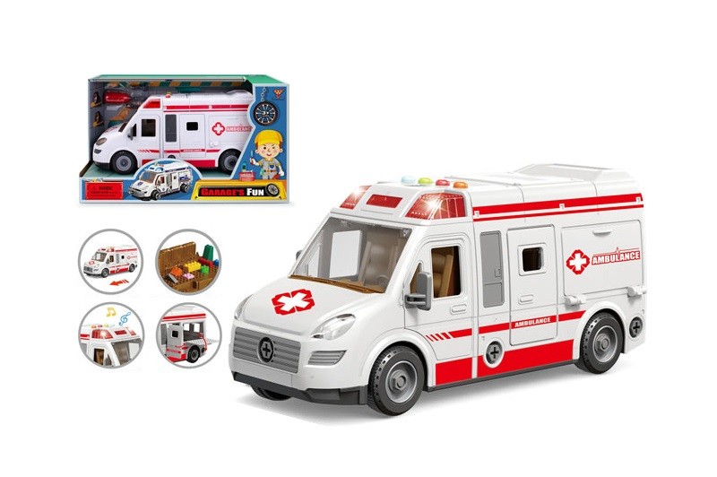 Turning car - Ambulance 163548 (5901811163548) Rotaļu auto un modeļi