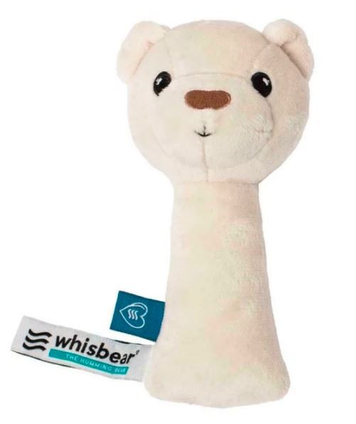Eco wooden teether Teddy bear - cream whisb22 (5907784645074)