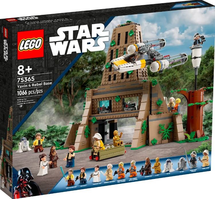 LEGO Star Wars 75365 Yavin 4 Rebel Base 75365 (5702017421469) LEGO konstruktors