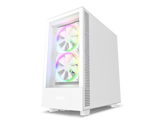 NZXT H5 Elite Tempered Glass, matte white Datora korpuss