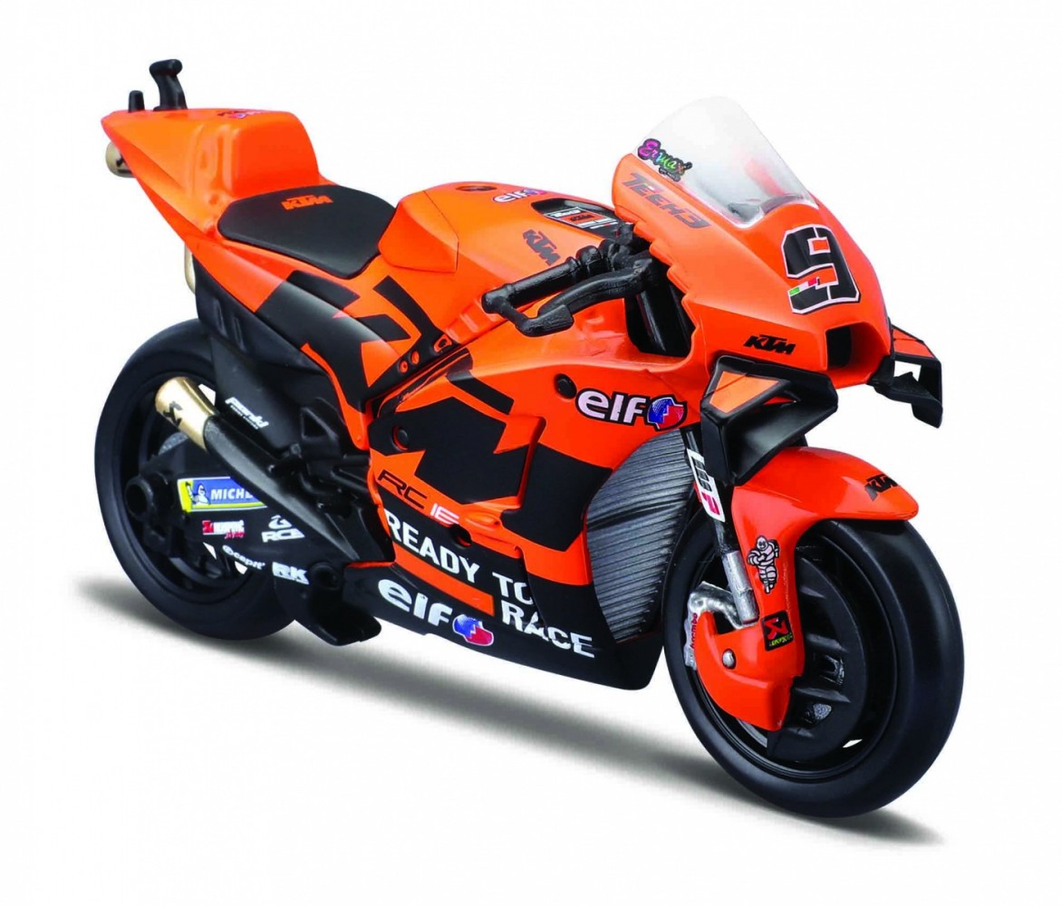 Metal model Motorcycle Tech3 KTM Factory racing 2021 1/18 10136376/1 (090159363767) Rotaļu auto un modeļi
