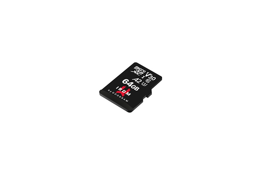 CARD MSDXC GOODRAM 64GB IRDM UHS I U3 A2 + ADAPTER atmiņas karte