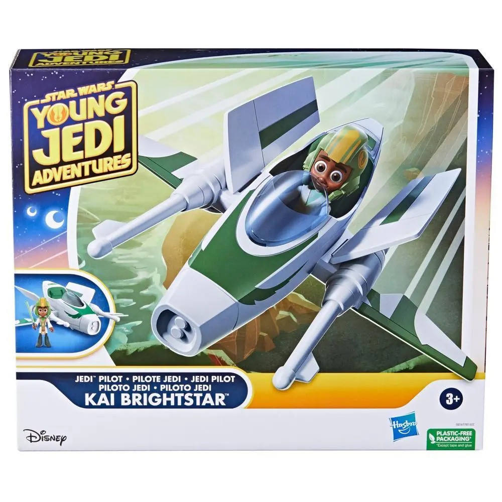 Figure with vehicle Star Wars Preschool, Northeast F7981/F8014 (5010996144966) bērnu rotaļlieta