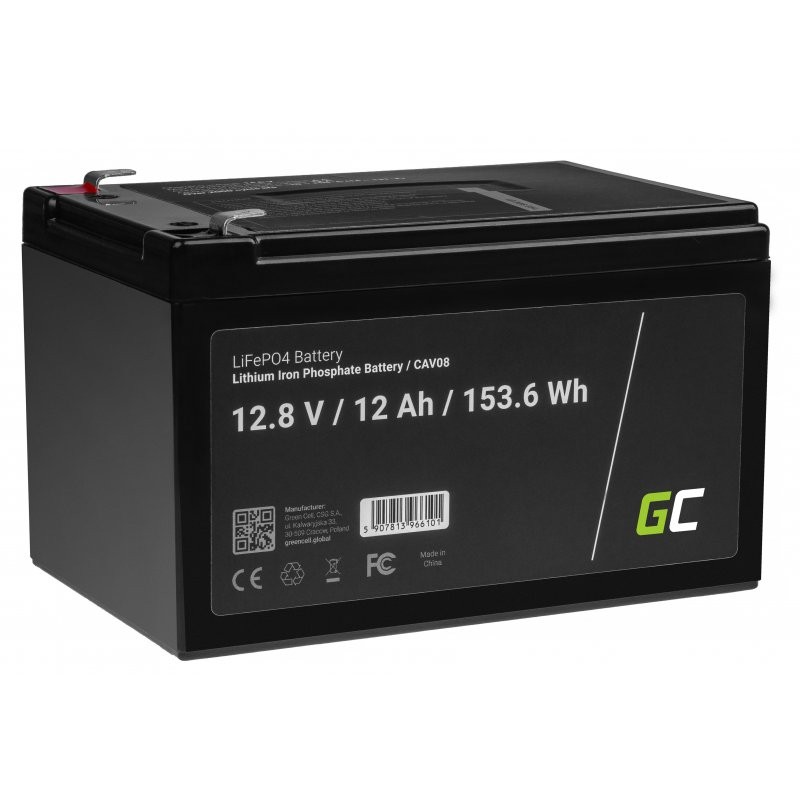 GREEN CELL battery LiFePO4 12/12.8V 12Ah UPS aksesuāri