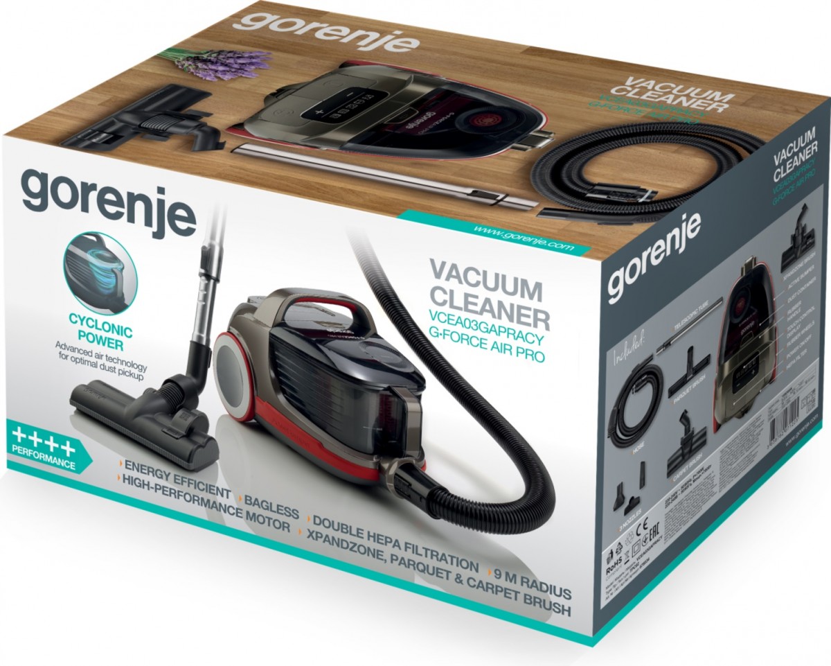 Bagless vacuum cleaner VCEA03GAPRACY Putekļu sūcējs