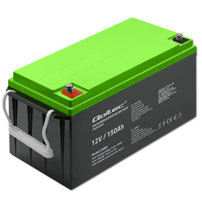 Gel battery 12V, 150Ah 53082 (5901878530826) UPS aksesuāri