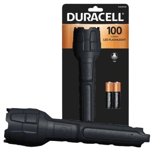 Rubber flashlight 100 LM 2AA 8753-DF100SE (5050028324409) kabatas lukturis