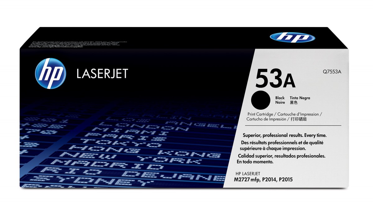 HP LaserJet Q7553A BLACK toneris