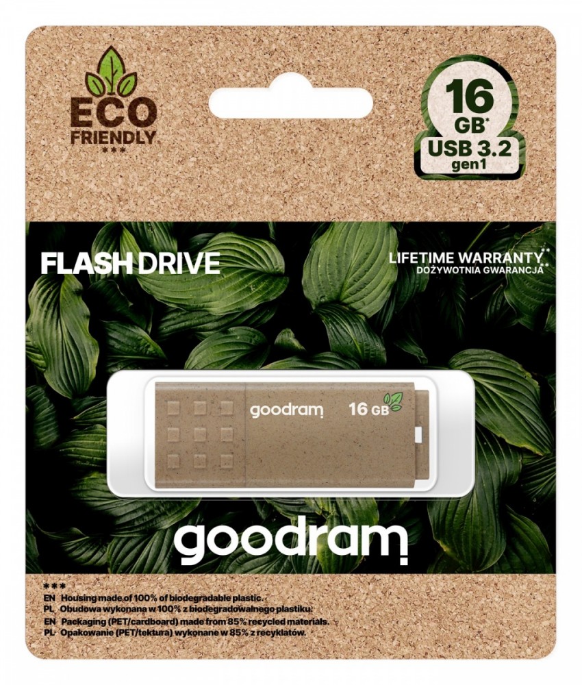 Goodram UME3 USB 3.0 16GB ECO Friendly 5908267960455 USB Flash atmiņa