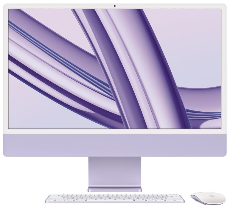 iMac 24 inches: M3 8/10, 8GB, 256GB - Purple