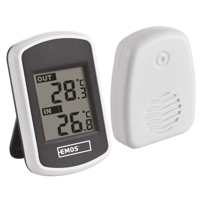 Emos weather station Wireless thermometer up to 100m E0042 barometrs, termometrs