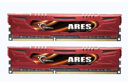 G.Skill Ares, DDR3, 16 GB, 1600MHz, CL9 (F3-1600C9D-16GAR) operatīvā atmiņa