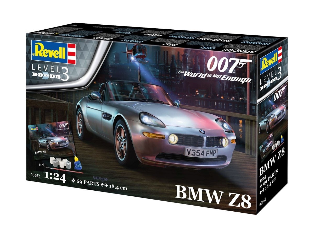 Set James Bond BMW Z8 1/24 05662 (4009803056623) Rotaļu auto un modeļi