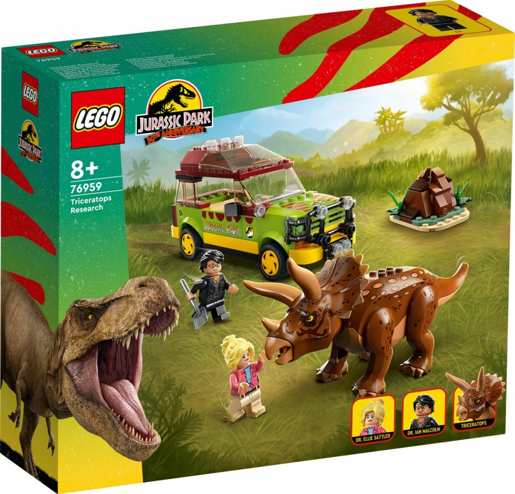 LEGO Jurassic 76959 Triceratops Research LEGO konstruktors