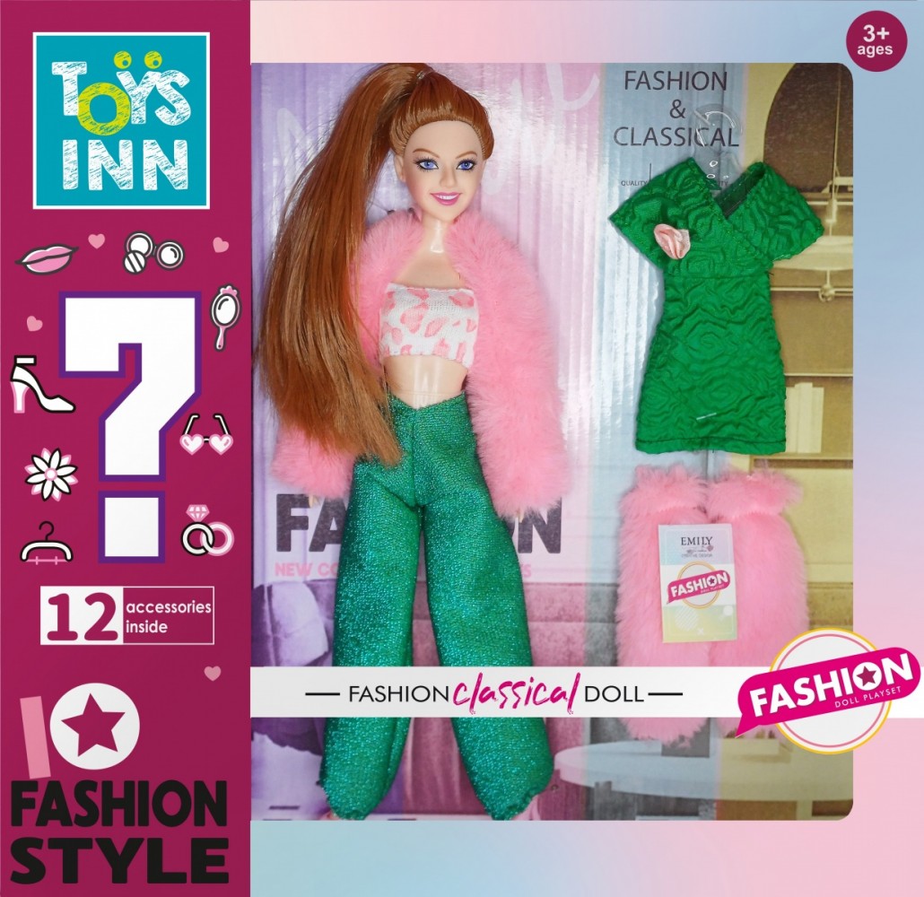 Doll Emily Fashion pink STN8080 (5901583298080) bērnu rotaļlieta