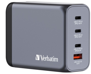 Lādētājs Verbatim Wall Charger 200W Grey 023942322047 32204V (023942322047) iekārtas lādētājs