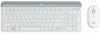 Logitech MK470 keyboard Mouse included USB QWERTY English White 5099206086616 klaviatūra