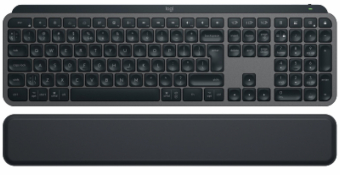 Logitech MX Keys S US-Layout, inkl. MX Palm Rest, graphite klaviatūra