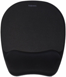 Fellowes mouse and wrist gel pad Memory Foam, black aksesuārs datorkorpusiem