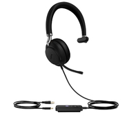 Yealink UH38 Mono UC-W/O BATUSB-C USB-Headset austiņas