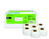 DYMO LW-Rucksendeadress-Etiketten gros 25x54mm 6x 500St/Rol uzlīmju printeris