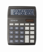 GENIE Tischrechner 840BK schwarz 10-stellig kalkulators