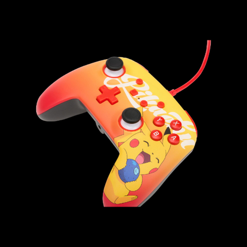 PowerA Controller fur Nintendo Switch (kabelgebunden, Pikachu Oran Berry, offiziell lizenziert) spēļu konsoles gampad