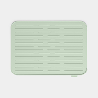 Brabantia Drain Mat Silicon Jade Green Virtuves piederumi