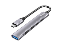 Equip Dock USB-C->1xUSB-C,1xUSB3.0,2xUSB2.0,100WPD  0.15m si dock stacijas HDD adapteri