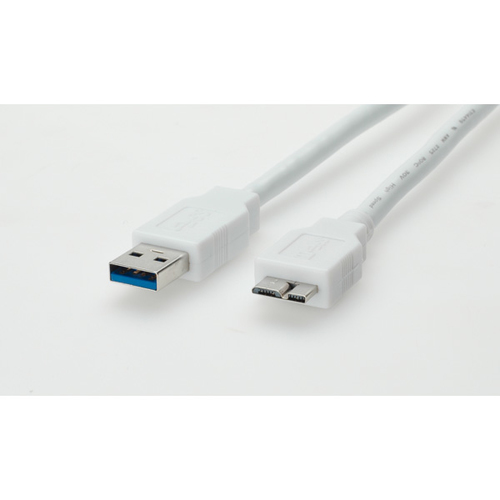 VALUE - USB- Cable - 9- pin USB Type A (M) - 10- pin Micro- USB Type B (M) - 3 m (USB 3.0) - white (11.99.8877) kabelis, vads