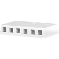 EFB Keystone Anschlussbox, 6Port, Aufputz, adapteris