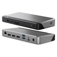 Alogic Dockingstation USB-C Triple 4K PD100W Prime MX3 dock stacijas HDD adapteri