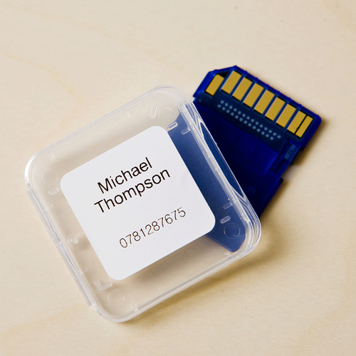 Brother Label Withe 23mm x 23mm 1.000 pcs. 16BRODK11221