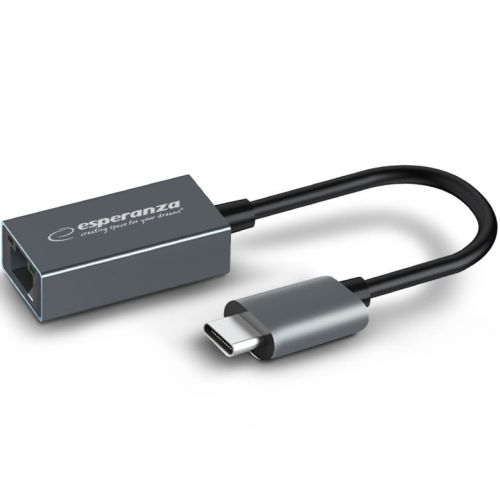 Esperanza ENA102 USB Type C- RJ45 Adapteris