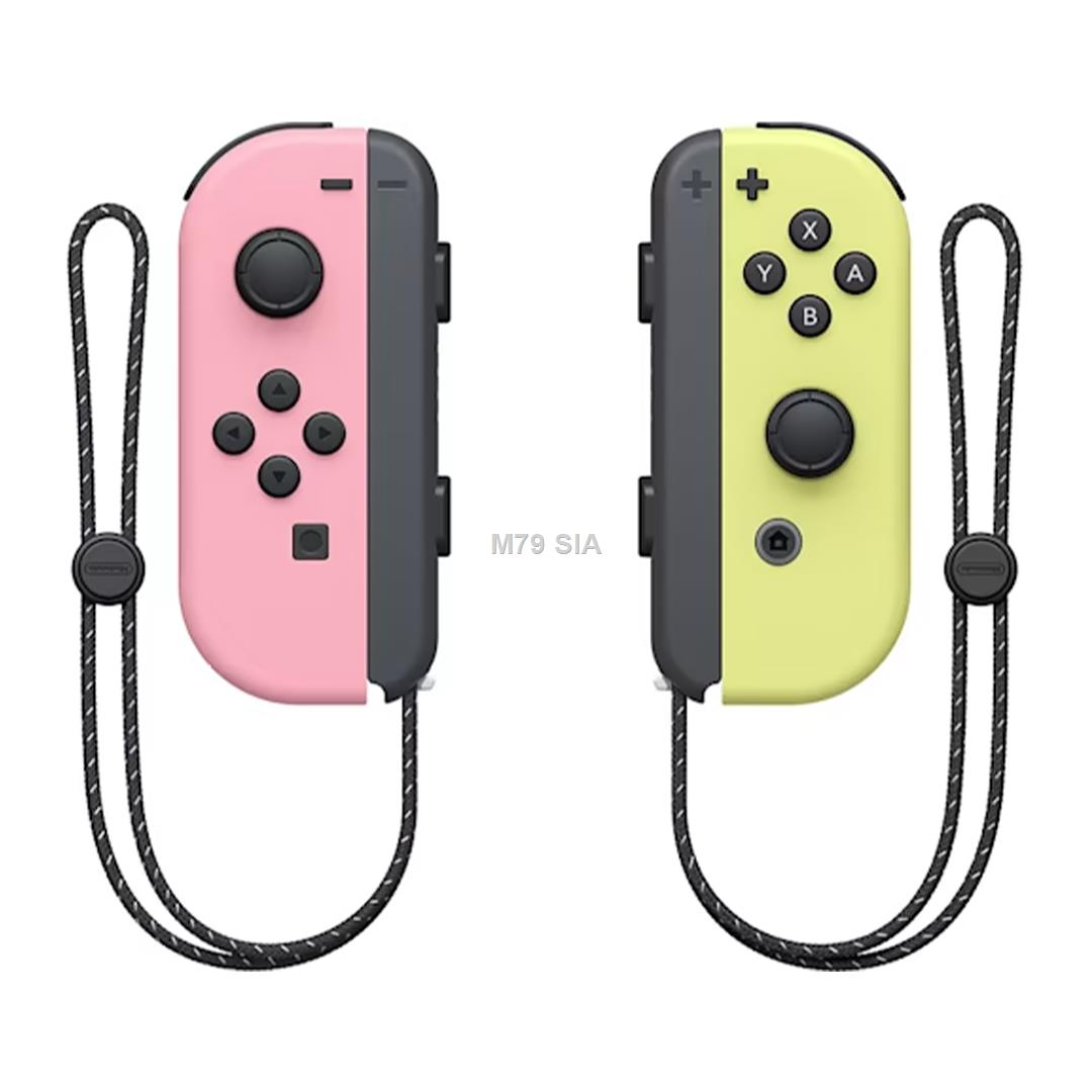 Nintendo Joy-Con, roza/dzeltena - Bezvadu kontrolieris LED Televizors