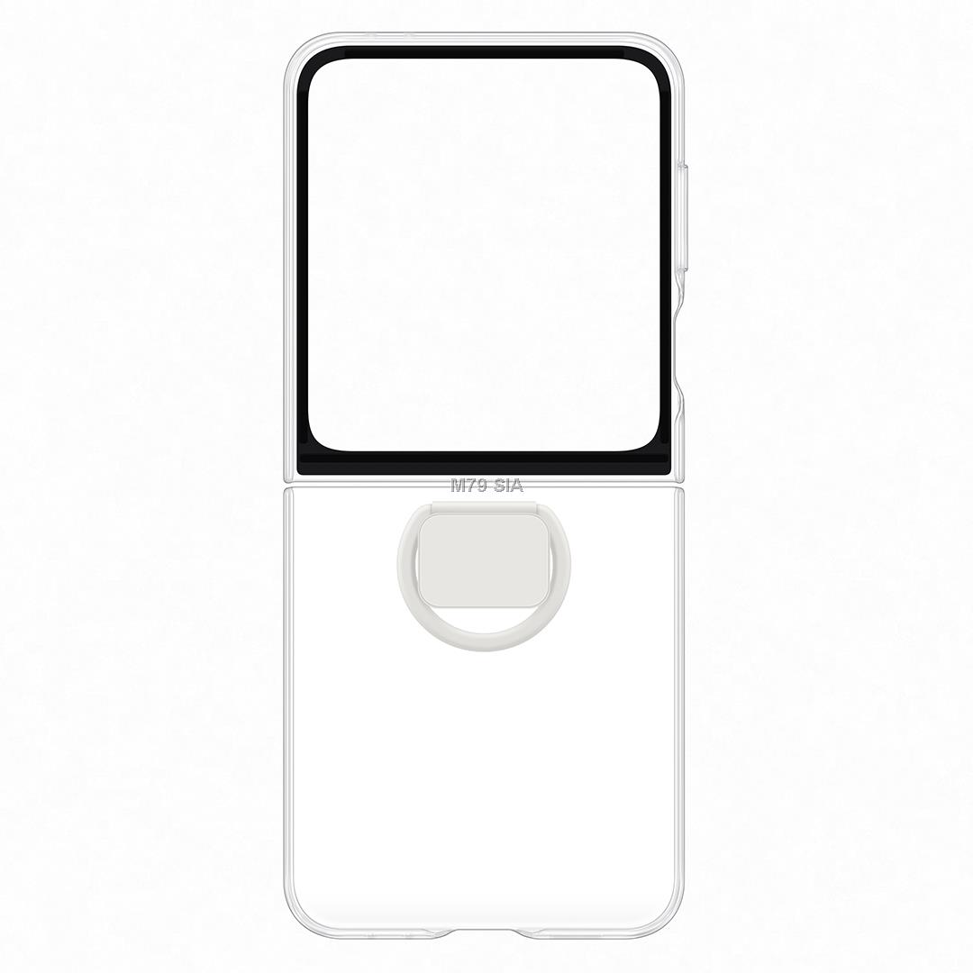 Samsung Clear Case, Galaxy Flip6, caurspidiga - Apvalks viedtalrunim Galaxy Flip6 Clear Case biroja tehnikas aksesuāri