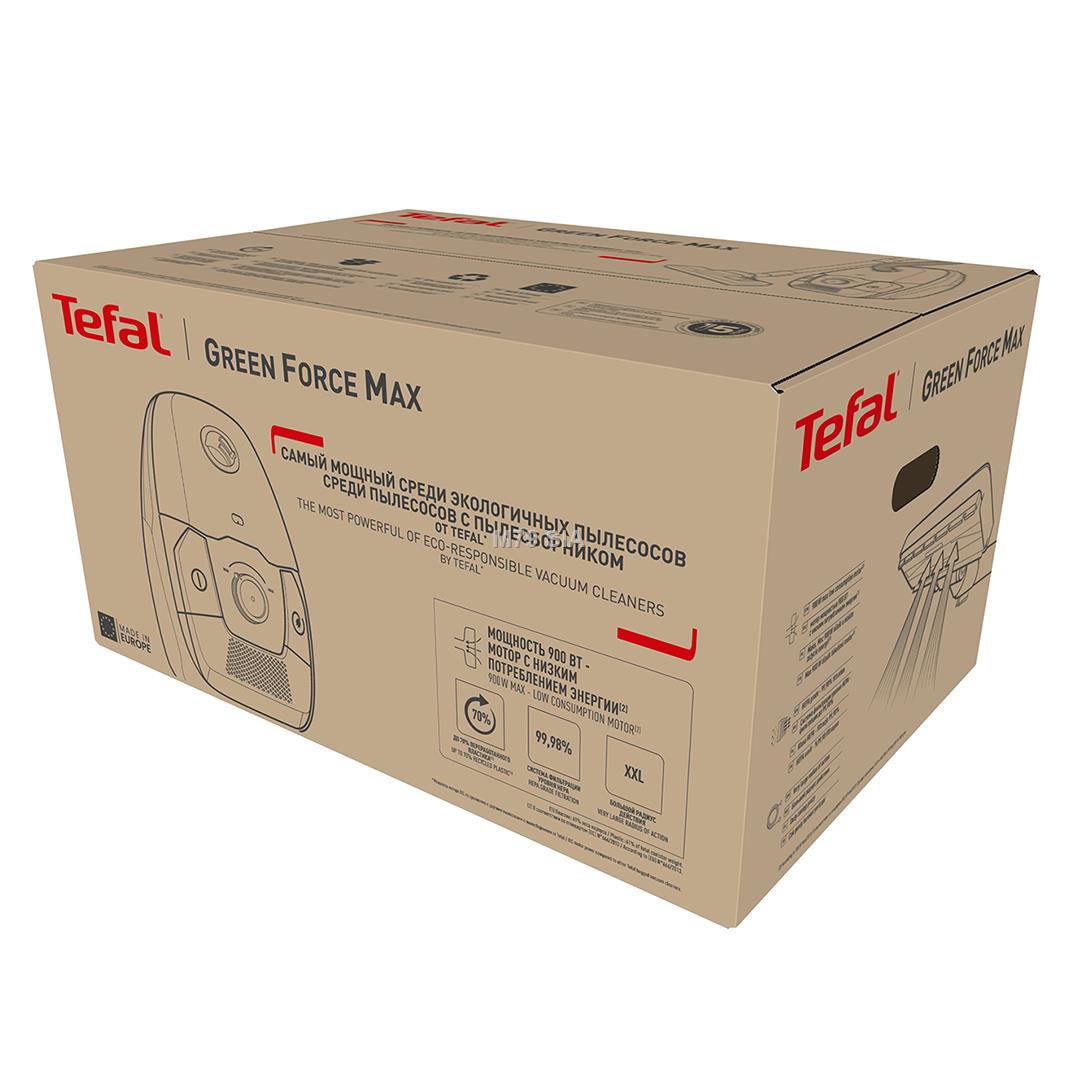 Tefal Green Force Max, 900 W, melna - Puteklu sucejs mūzikas centrs