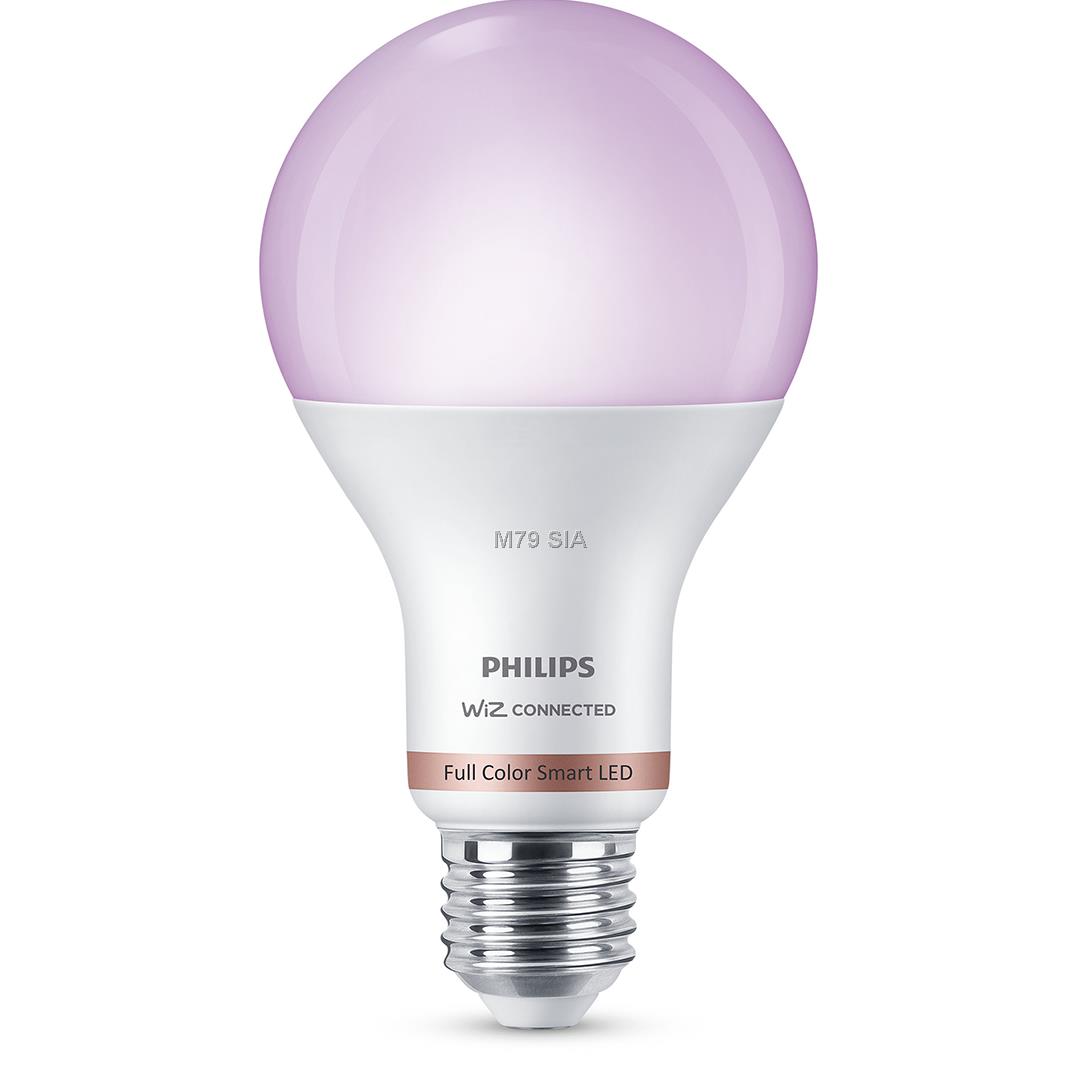 Philips WiZ LED Smart Bulb, 100 W, E27, RGB - Vieda spuldze Philips Samrt bulb 100W A67 E27 922-65 RGB 1PF/6