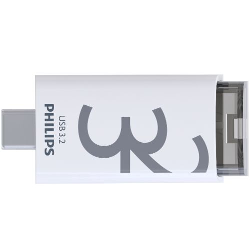 Philips USB 3.2             32GB Click Series Gen 1 USB-C USB Flash atmiņa