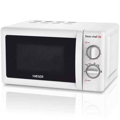 Haeger MW-70W.006A Sous-Chef 20 Mikrovilnu krasnis 700W Mikroviļņu krāsns