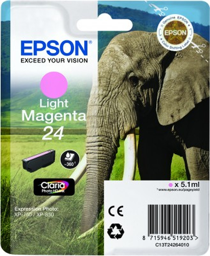 Epson 24 Claria Photo HD Light Magenta kārtridžs