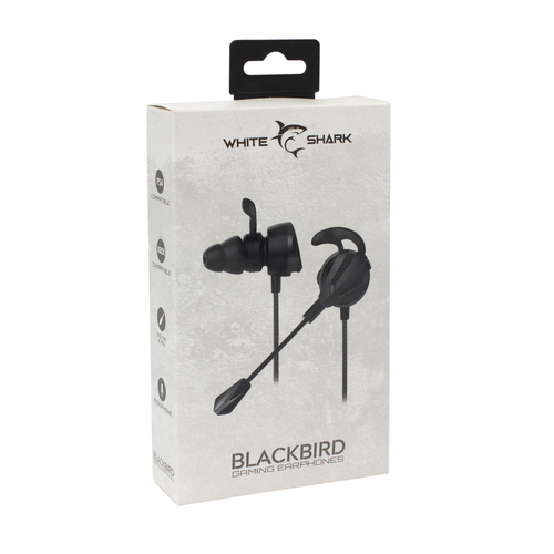 White Shark GE-537 Blackbird Black 0736373269262 austiņas