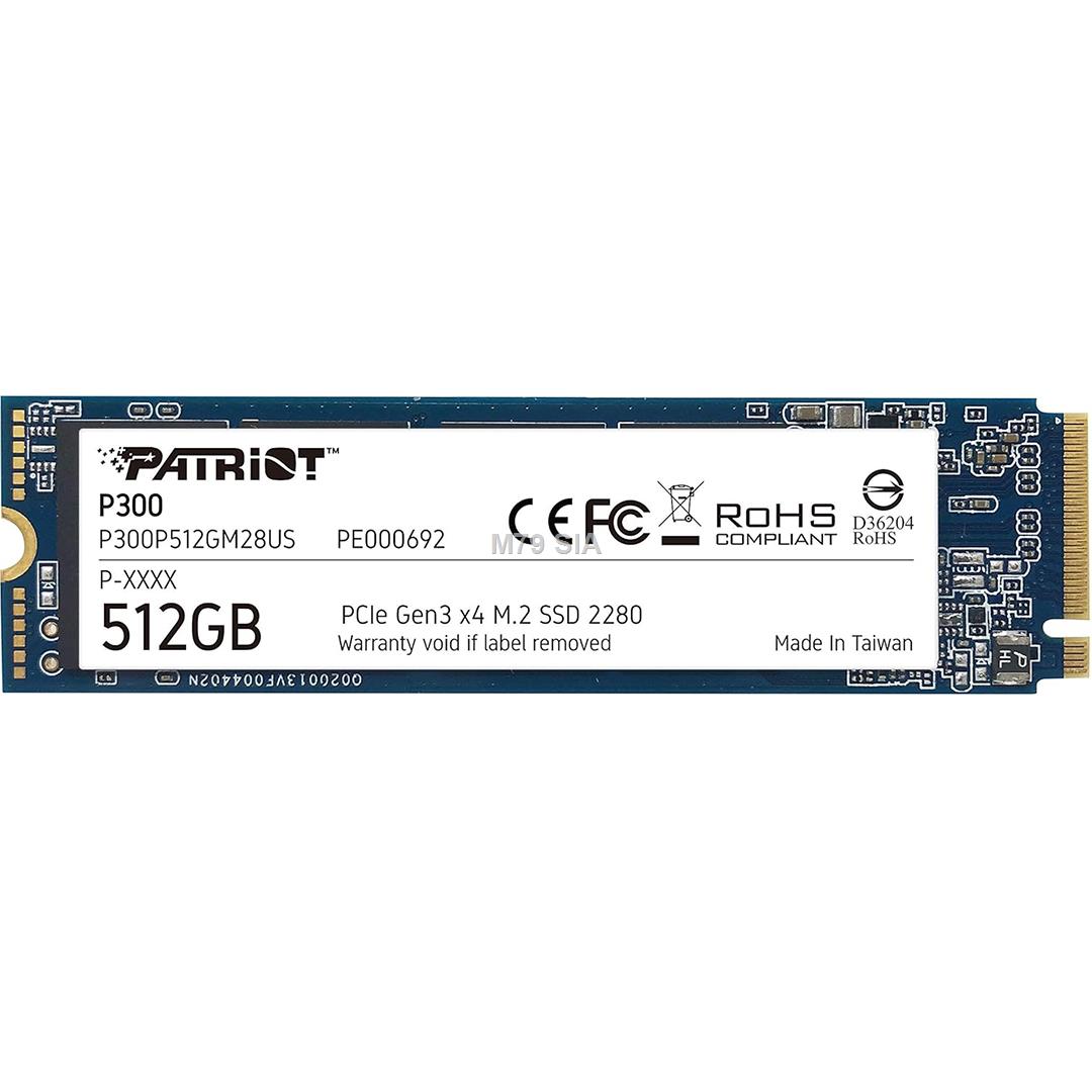 PATRIOT P300 512GB M2 2280 PCIe SSD SSD disks