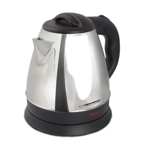 Esperanza EKK116S Electric kettle 1 L 1350 W Silver Elektriskā Tējkanna