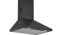 Bosch Hood DWP64BC60 Wall mounted Energy efficiency class D Width 60 cm 365 m/h Mechanical control LED Black Tvaika nosūcējs