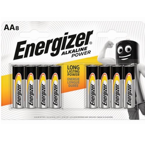 Energizer LR06-8BB Alkaline Power AA (LR6) BLISTERA IEPAKOJUMA 8GB. Baterija