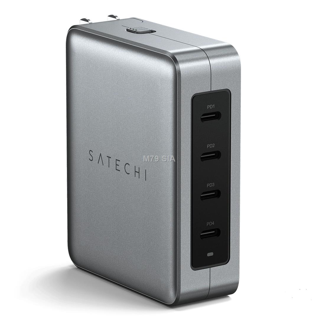 Satechi Travel Charger, 145 W, USB-C, peleka - Ladetajs LED Televizors