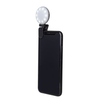 CELLY SELFIE FLASH LIGHT BLACK aksesuārs mobilajiem telefoniem