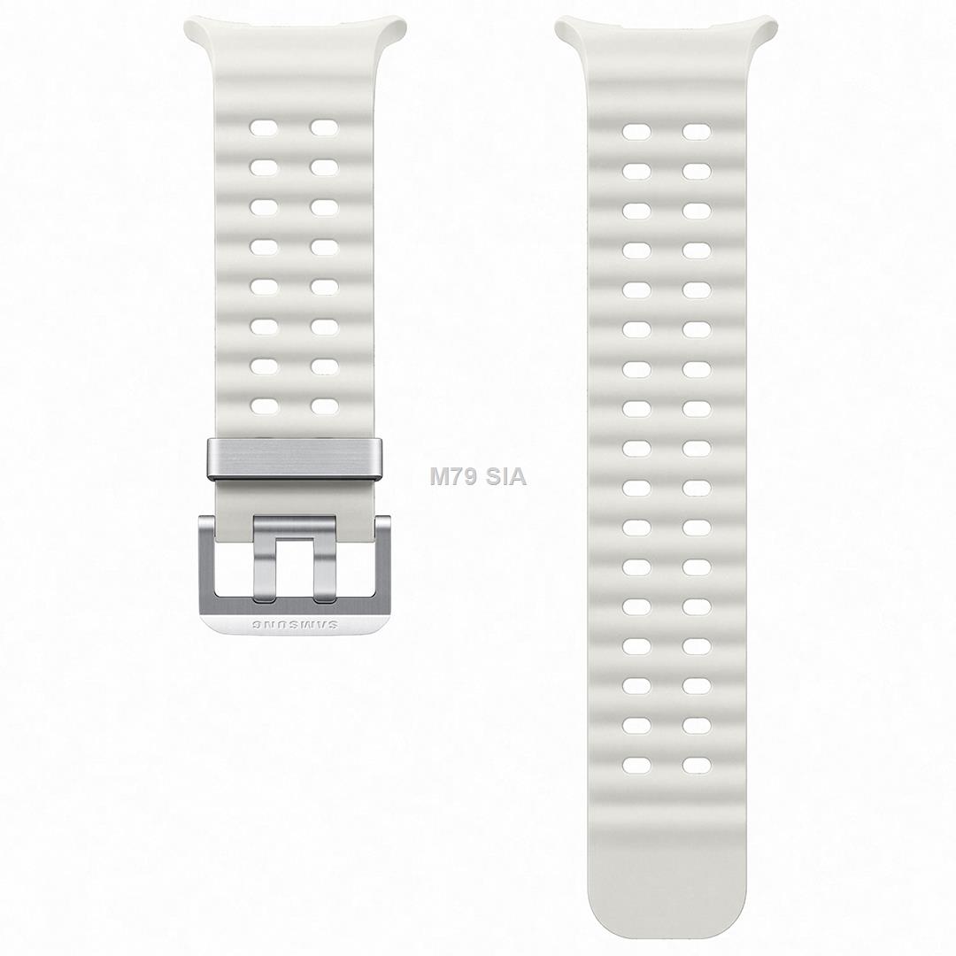 Samsung Galaxy Watch Ultra Marine Band, balta - Siksnina pulkstenim Galaxy Watch Ultra Marine Band Viedais pulkstenis, smartwatch