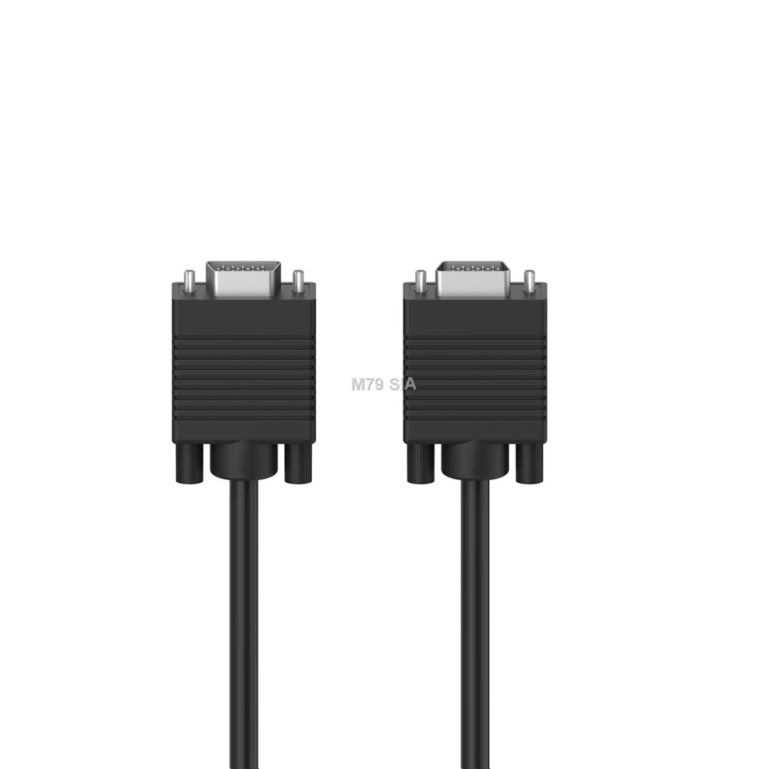 Hama Cable VGA, Full HD 1080p, 1,5 m, melna - Vads adapteris